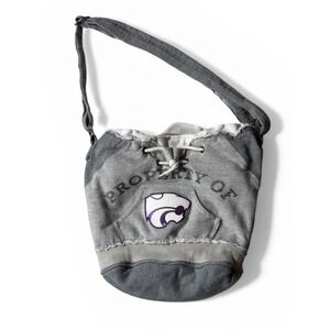 Fan Dom U By Littlearth K-State University Wildcats Hoodie Purse Gray -1721